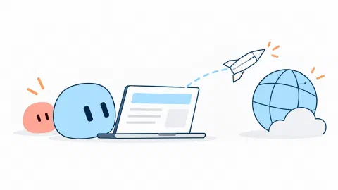 Blup launching the site